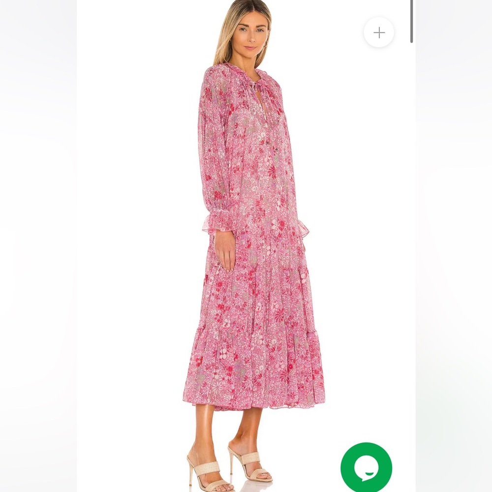 Free People Feeling Groovy Maxi Dress in Pink Floral